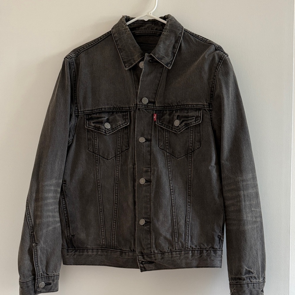 Levi's Men's Charcoal Denim Jacket